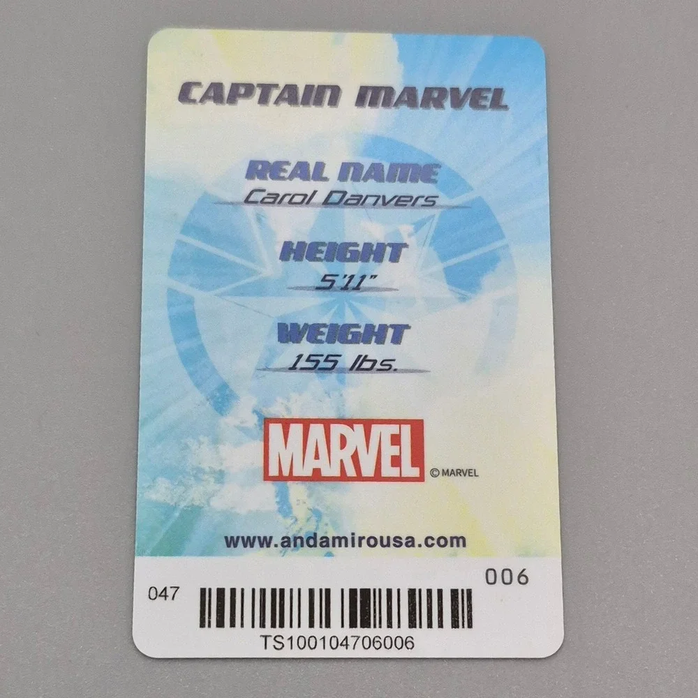 Marvel Avengers Captain Marvel Arcade Game Card Andamiro 047 Carol Danvers